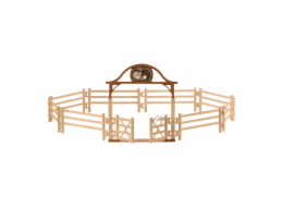 Výběh Schleich Horse Club se vstupní branou, figurka na hraní