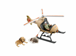 Schleich Wild Life Helikopter Tierrettung, Spielfigur