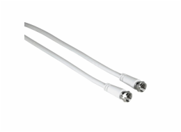 Hama SAT Connection Cable 3m F-plug/F-plug, white 11898