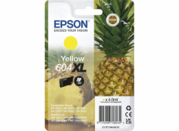 Epson 604XL Singlepack - 4 ml - XL - žlutá - originální - blistr - inkoustová cartridge - pro EPL 4200; Stylus Photo 2200; WorkForce WF-2950DWF