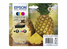 Epson 604XL Multipack - 4-balení - XL - černá, azurová, purpurová, žlutá - originální - blistr - inkoustová cartridge - pro EPL 4200; Stylus Photo 2200; WorkForce WF-2950DWF