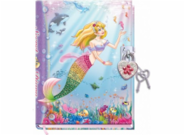 Pulio Pecoware Deník mořské panny s visacím zámkem