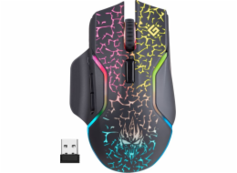 DEFENDER MOUSE GM-067 ONESHOT OPTIC RF RGB 3200dpi 7P optická myš