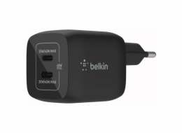 Belkin Netzladegerät 2xUSB-C 45W PD 3.0, PPS, schwarz  WCH011vfBK