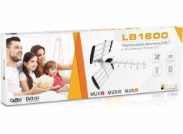 Libox Antena kierunkowa 16-el. pasywna DVB-T Z FILTREM LTE LB1600 televizní anténa Venkovní 18 dB
