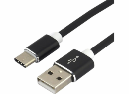 everActive cable USB-C 1m - Black silicone quick charge 3A - CBS-1CB