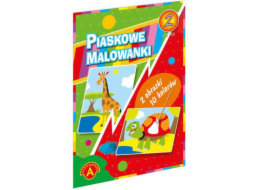 Pískové omalovánky - Žirafa, Želva
