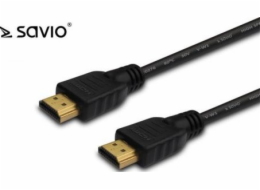 Elmak HDMI kabel - HDMI 1,5 m černý (SAVIO CL-01Z)