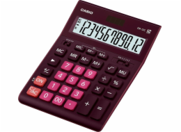 CASIO CALCULATOR GR-12C-WR OFFICE PURPLE 12-DIGIT DISPLAY