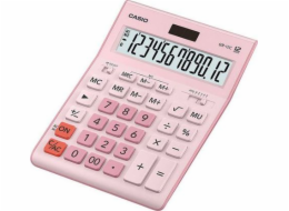 CASIO CALCULATOR GR-12C-PK OFFICE PINK 12-DIGIT DISPLAY