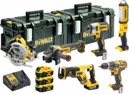 POWER TOOL COMBO KIT DEWALT DCK623P3-QW (DCF887+DCS367+DCG405+DCS570+DCD796+DCL050)