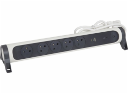 Prodlužovací kabel Legrand Residential 5 zásuvek s uzemněním s USB AC 1,5 m