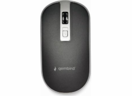 Gembird MUSW-4B-06-BS 4-button wireless optical mouse 1600 DPI black-silver