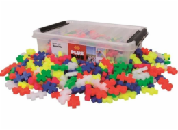 Plus Plus Velké bloky - Neonové barvy 200 kusů