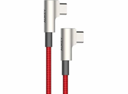CB-CMD37 Red OEM nylonowy kabel USB C - USB C | 1m | 3A | 60W PD | 20V