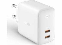 PA-B4 White ładowarka sieciowa Omnia GaN 2xUSB C Power Delivery 3.0 65W 6A