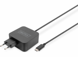 Síťová nabíječka 1x USB-C PD 3.0 Max. 65W integrovaný 1,2 m černý kabel