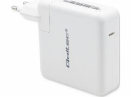 Nabíječka Qoltec FAST 96W nabíječka | 5-20V | 3-4,7A | USB-C PD | Bílý