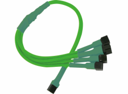 Nanoxia 3-pin - 3-pin x4, 0,3 m, zelená (NX34A30NG)