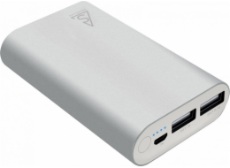 Holdit Smartline Power Bank 7500mAh stříbrná (613374)