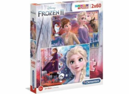Clementoni Puzzle 2x60 dílků Frozen 2