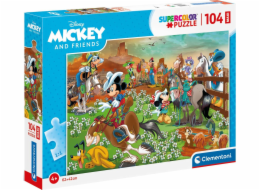 Puzzle 104 elementy Maxi - Myszka Miki i Przyjaciele