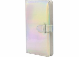 Instantní fotoalbum LoveInstant 96dílné pro FujiFilm INSTAX / Polaroid - stříbrné bleskové