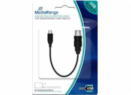 MediaRange microUSB – USB adaptér černý (MRCS168)