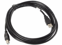 Lanberg 2.0 AM-BM 3M USB kabel (CA-USBA-10CC-0030-BK)