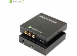 Adapter AV Techly RCA (Cinch) x3 - HDMI czarny (301672)