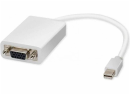 DisplayPort Mini - D-Sub (VGA) AV adaptér bílý