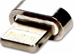 USB (2.0) Redukcja, Magnetický konec-Lightning M, 0, srebrna, redukcja do kabla magnetycznego