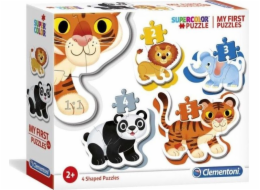 Clementoni Moje první puzzle s divokými zvířaty