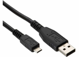 Kabel USB LAMA PLUS USB-A - microUSB 1 m Czarny