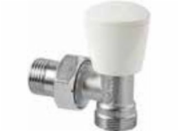 Sada rohového ventilu Arco (přívodní ventil + zpětný ventil s kovovou maticí)