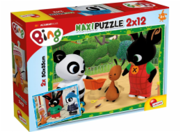 Maxi puzzle 2 x 12 dílků Bing
