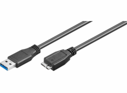 USB 3.2 Gen 1 Kabel, USB-A Stecker > Micro-USB Stecker (Typ B)