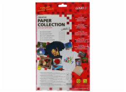 Tabulkové etikety s logem A4, dvouřadé, bílé, 24 etiket, 10 ks (32107)