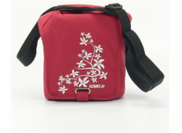 Taška s logem, květinová brašna na fotoaparát, červená