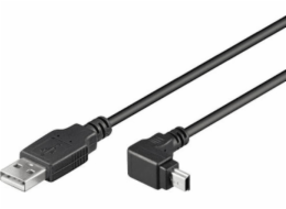 Techly USB-A - miniUSB USB kabel 1,8 m černý (ICOC-MUSB-AA-018ANG)