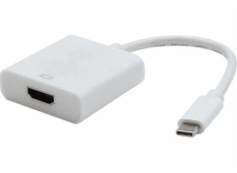 USB adaptér USB (3.1) adaptér, USB C (3.1) M-HDMI F, 0, bílá, 4K2K@30Hz