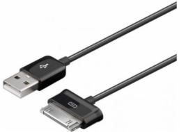 Kabel USB Techly USB-A - Samsung 30-pin 1.2 m Czarny (305113)