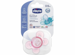 Chicco Physio Comfort silikonový dudlík 0-6m růžový (7491111)