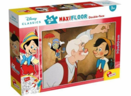 Lisciani Two -Tised Floor hádanky maxi 24 Pinocchio