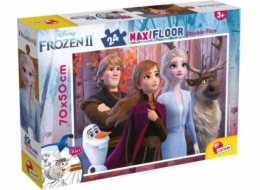 Lisciani Oboustranné podlahové puzzle Maxi 24 Frozen 2