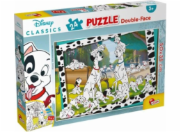 Lisciani Puzzle dwustronne Plus 24 Klasyka Disney