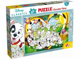 Lisciani Oboustranné puzzle Plus 60 Disney klasik