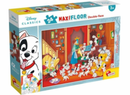 Lisciani Oboustranné podlahové puzzle Maxi 24 Disney classic