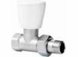 Sada rovných ventilů Arco (přívodní ventil + zpětný ventil s kovovou maticí) 1/2"F Teide Plus (KCM14)