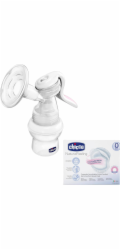 Chicco Manual Prempus Prempt Natural -Beeling 79890+Lactation Inserts 60 PCS